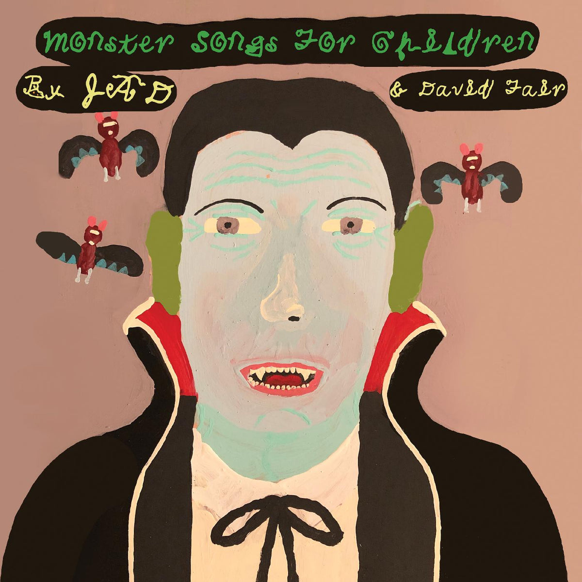 Jad & David Fair - Monster Songs For Children (Lime with Black Swirl Vinyl) - Vinyl