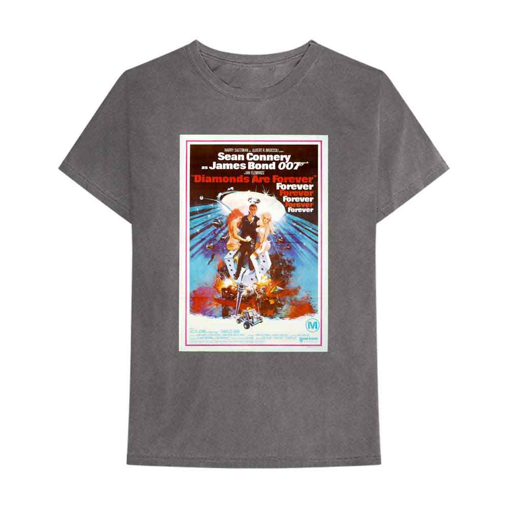 James Bond 007 - Diamonds Are Forever - T-Shirt Grey