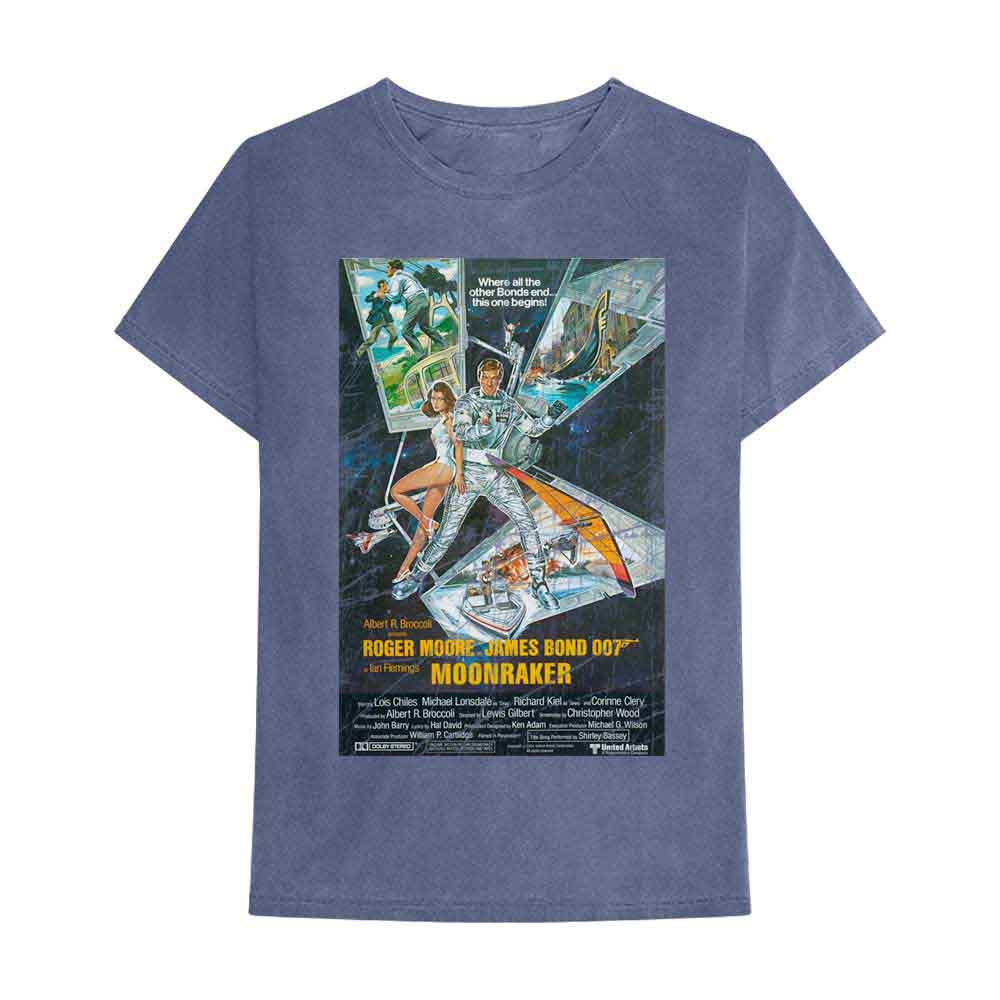 James Bond 007 - Moonraker - T-Shirt Blue