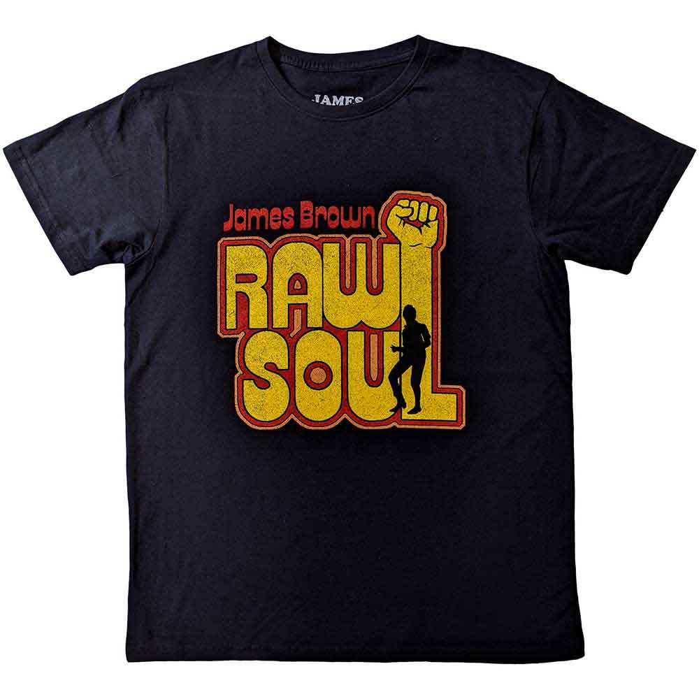 James Brown - Raw Soul - T-Shirt Black