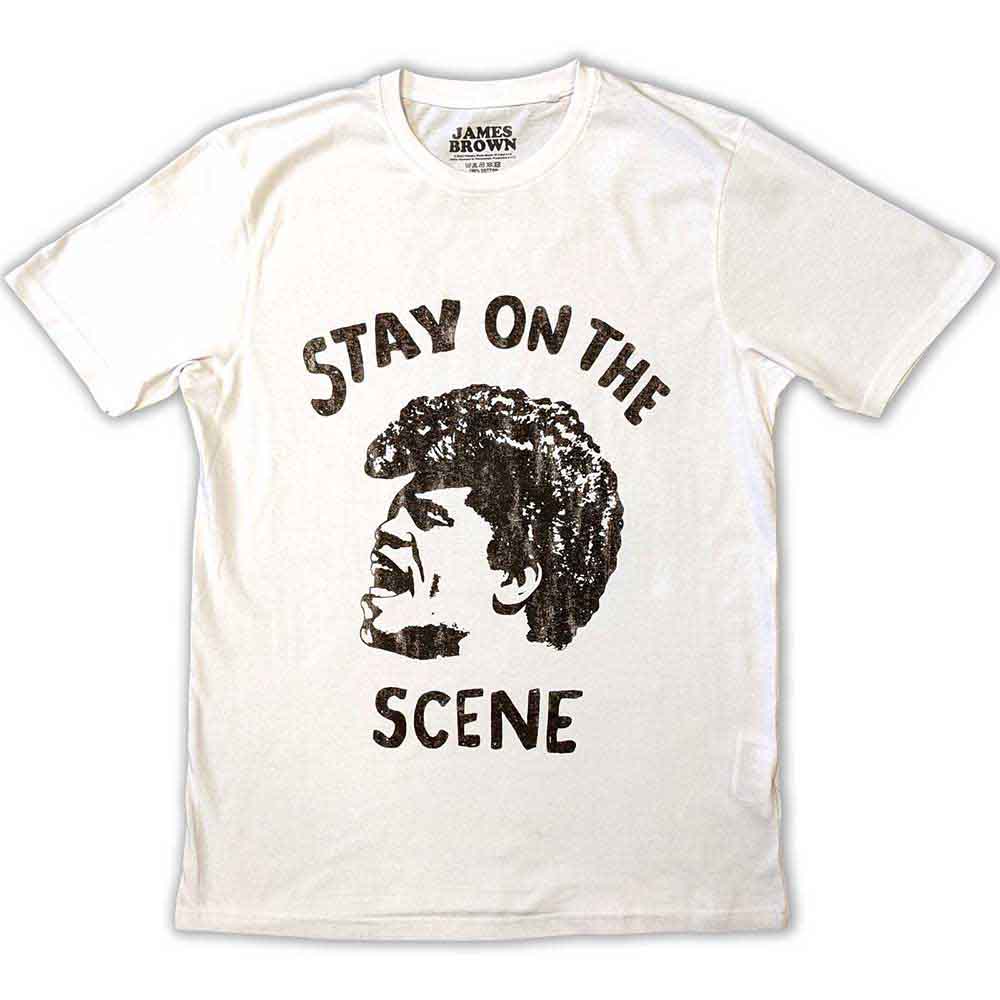 James Brown - Stay On The Scene - T-Shirt White
