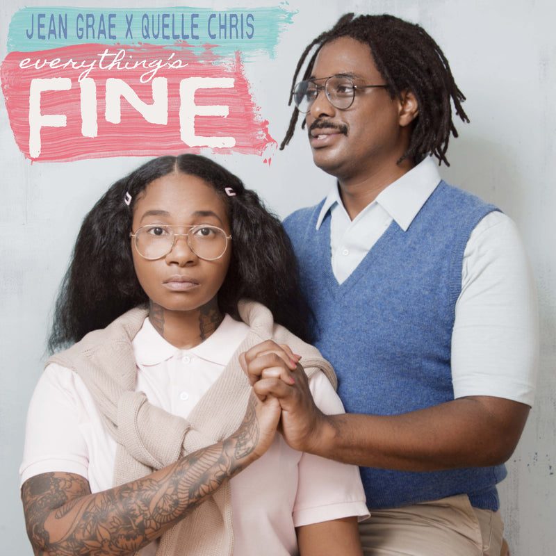 Jean & Quelle Chris Grae - Everything'S Fine (Ice Blue, Purple, Bubble Gum Vinyl) - Vinyl