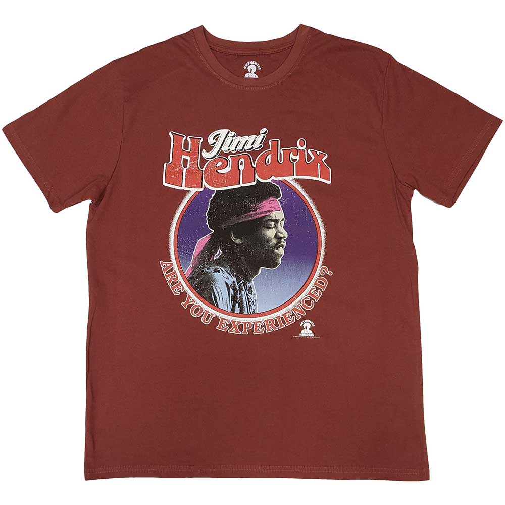 Jimi Hendrix - Are You Experienced - T-Shirt Red