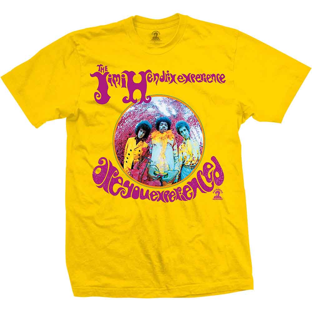 Jimi Hendrix - Are You Experienced? - T-Shirt Yellow