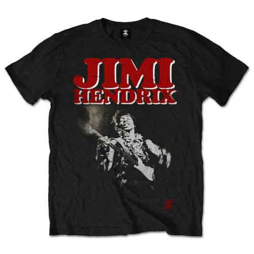 Jimi Hendrix - Block Logo - T-Shirt Black