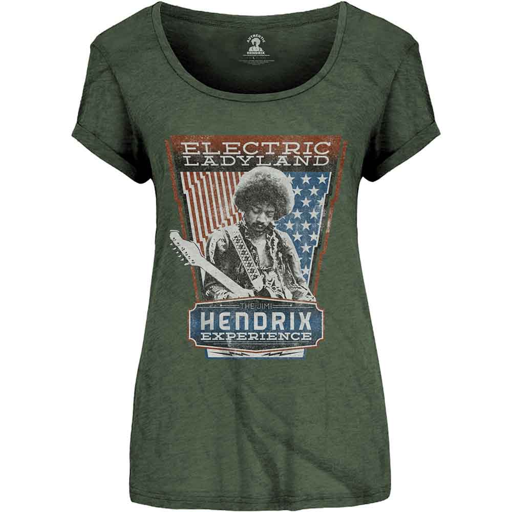 Jimi Hendrix - Electric Ladyland - T-Shirt Green