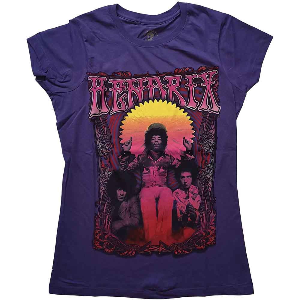 Jimi Hendrix - Karl Ferris Wheel - T-Shirt Purple
