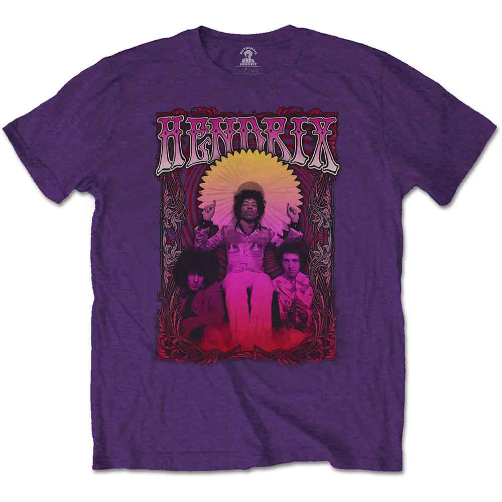 Jimi Hendrix - Karl Ferris Wheel - T-Shirt Purple