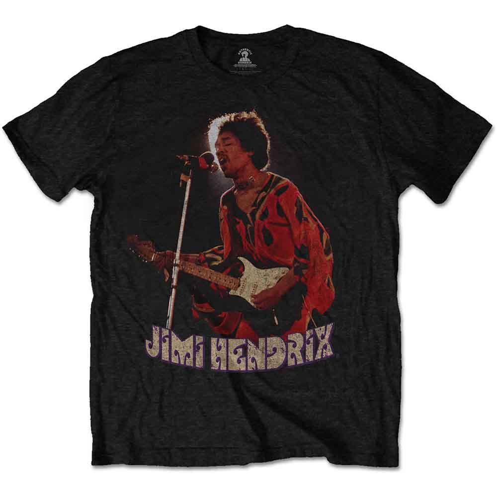 Jimi Hendrix - Orange Kaftan - T-Shirt Black