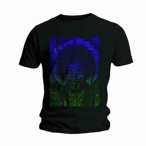 Jimi Hendrix - Swirly Text - T-Shirt Black