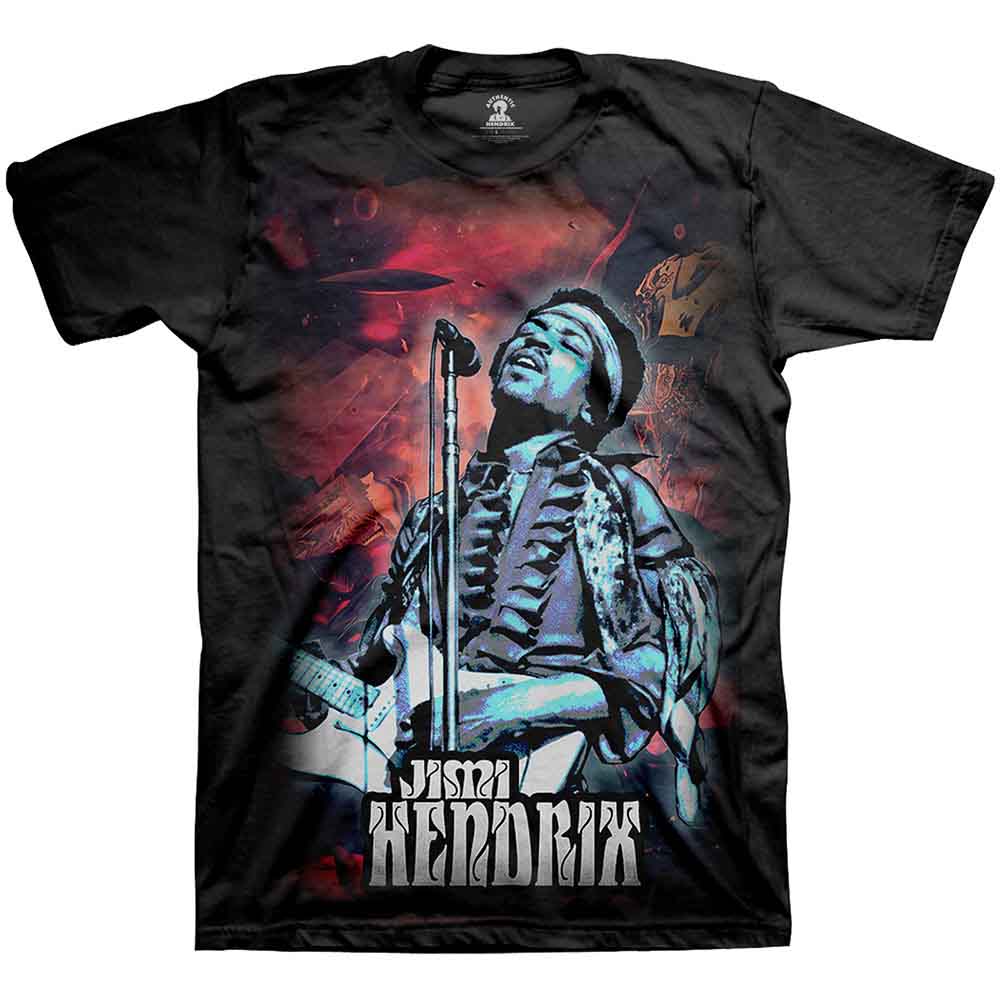 Jimi Hendrix - Universe - T-Shirt Black