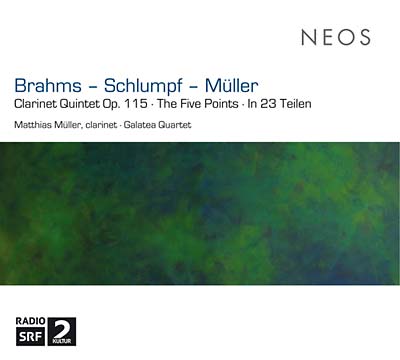 JOHANNES BRAHMS/MARTIN SCHLUMPF/MATTHIAS MULLER - Clarinet Quintet Op. 115/The Five Points/In 23 Teilen - CD