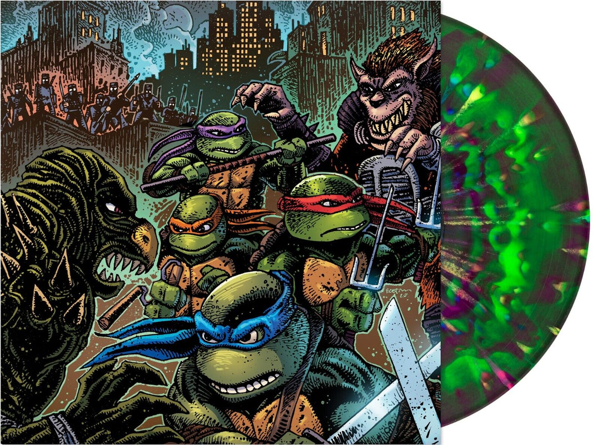 John Du Prez - Teenage Mutant Ninja Turtles Part II (Original Soundtrack) (Colored Vinyl, Green, Splatter) - Vinyl