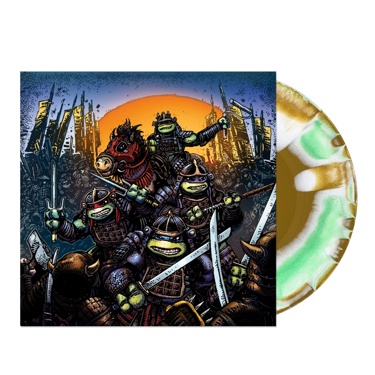 John Du Prez - Teenage Mutant Ninja Turtles Part Iii (Original Soundtrack) (Time Sceptter Colored Vinyl) - Vinyl