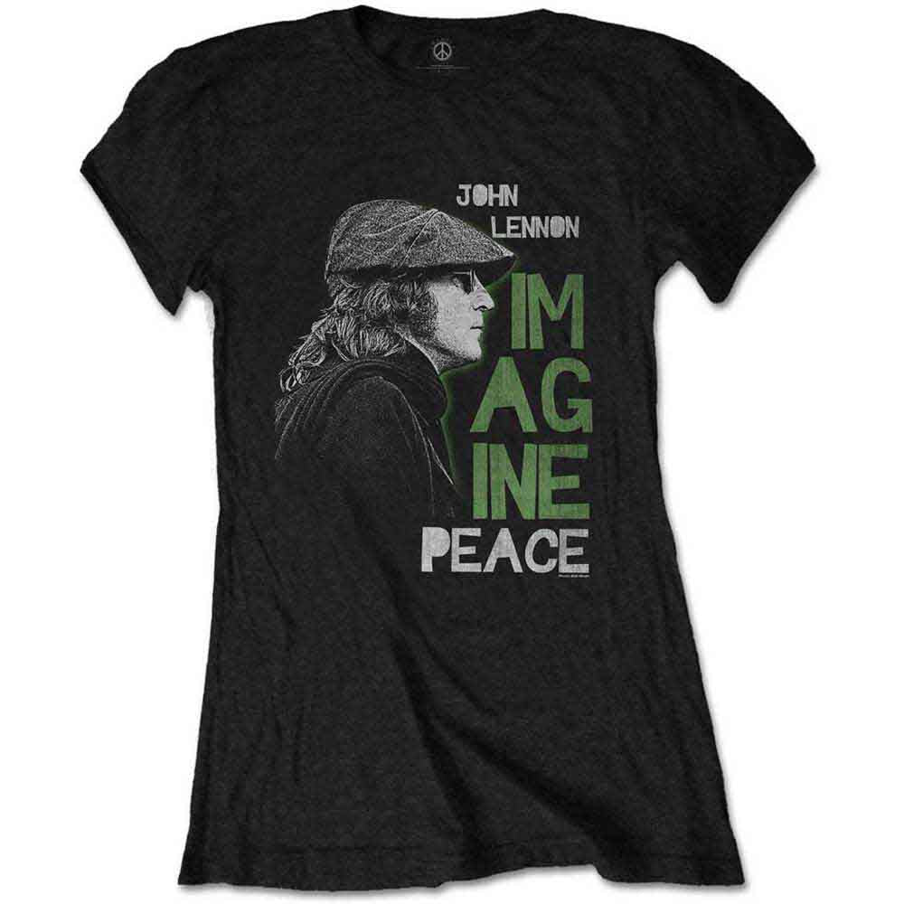 John Lennon - Imagine Peace - T-Shirt Black