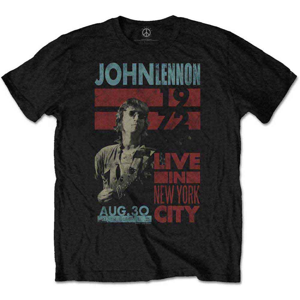 John Lennon - Live in NYC - T-Shirt Black