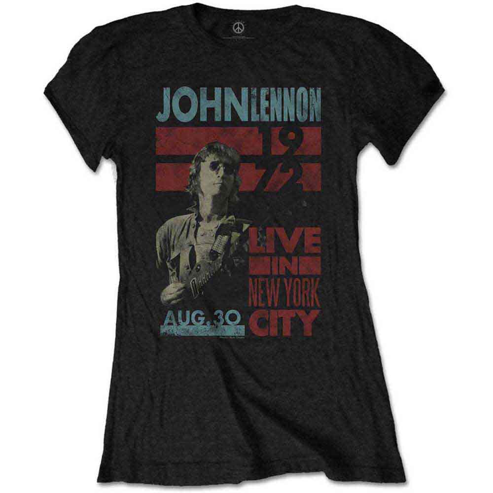 John Lennon - Live in NYC - T-Shirt Black