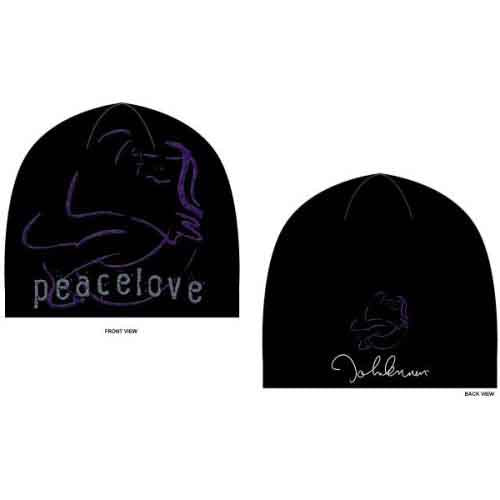 John Lennon - Peace & Love - Hat Black