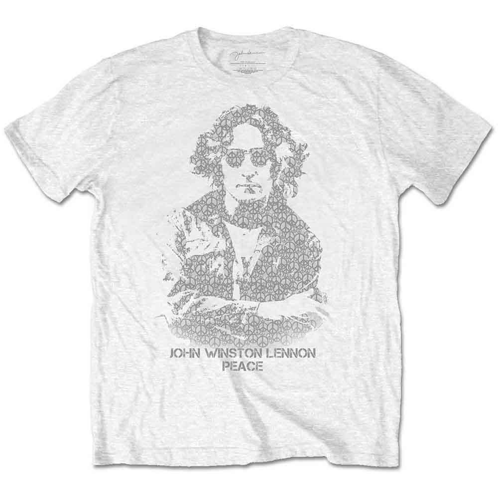 John Lennon - Peace - T-Shirt White