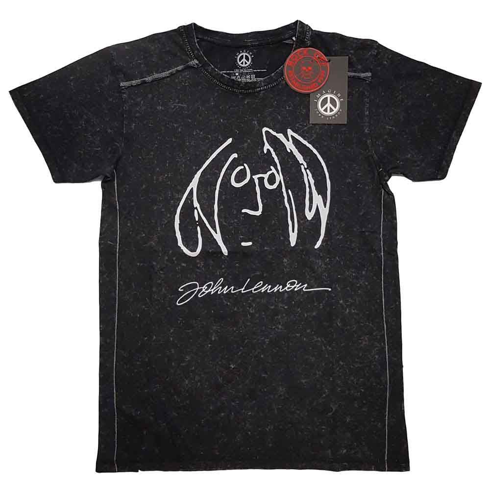 John Lennon - Self Portrait - T-Shirt Black