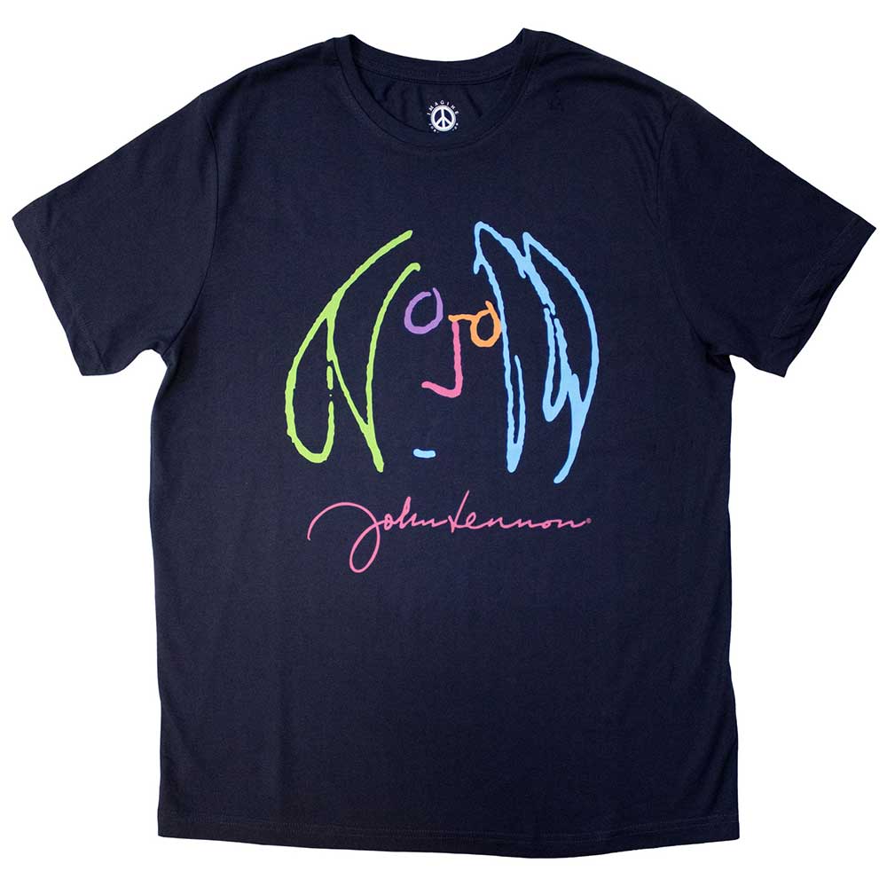 John Lennon - Self Portrait Full Colour - Blue