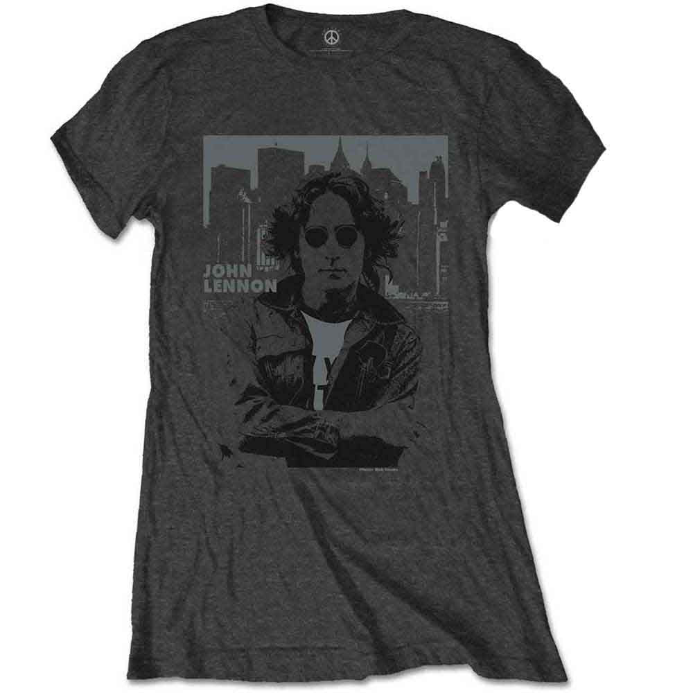 John Lennon - Skyline - T-Shirt Grey