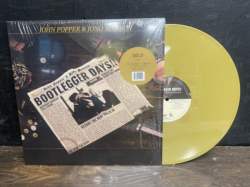 John Popper & Jono Manson - BOOTLEGGER DAYS!! colored LP - Vinyl