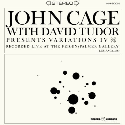 John With David Tudor Cage - Variations IV (CLEAR VINYL) - Vinyl