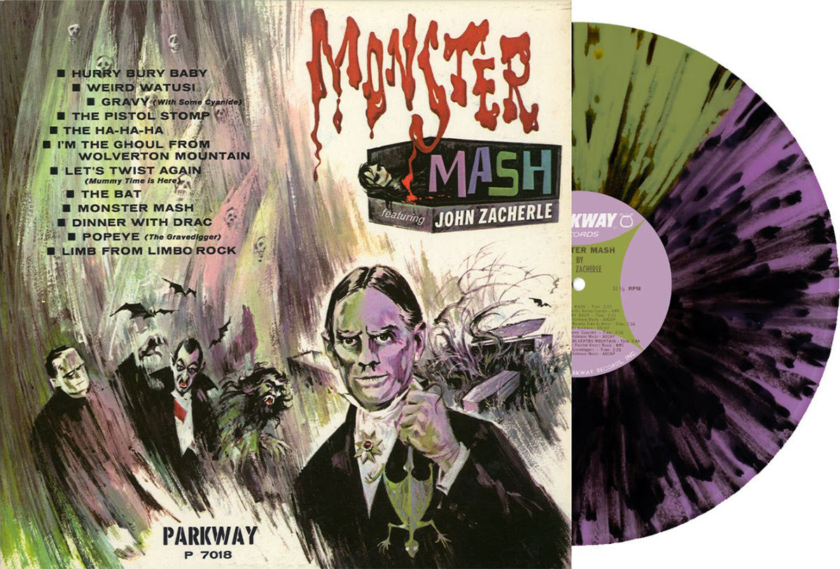 John Zacherle - Monster Mash (Indie Exclusive) (Purple/Green Split W/Black Splatter Vinyl) - Vinyl