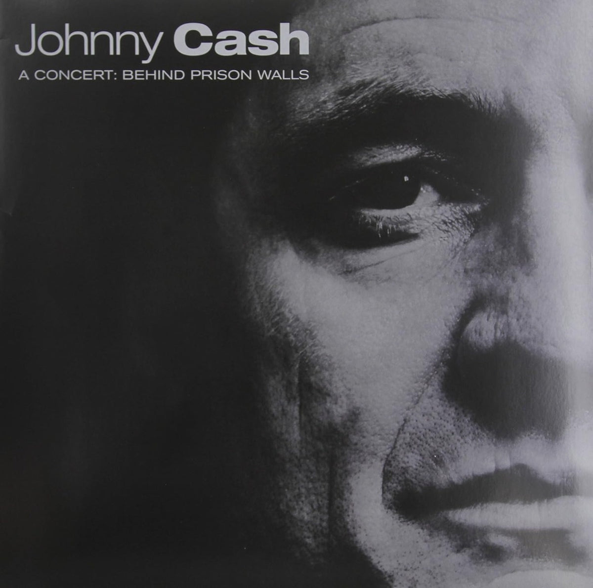 Johnny Cash - A Concert: Behind Prison Walls (Black & White Marble Colored Vinyl) - Vinyl