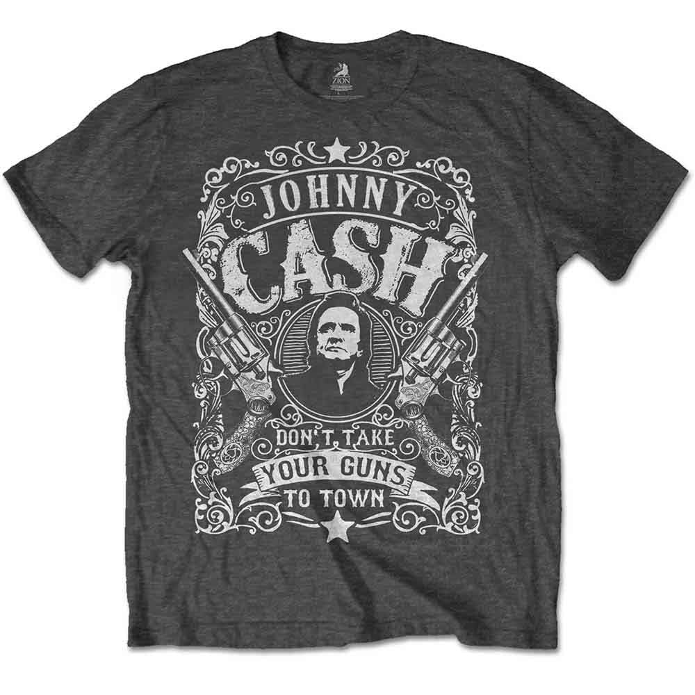 Johnny Cash - Don't take your guns to town - T-Shirt Grey