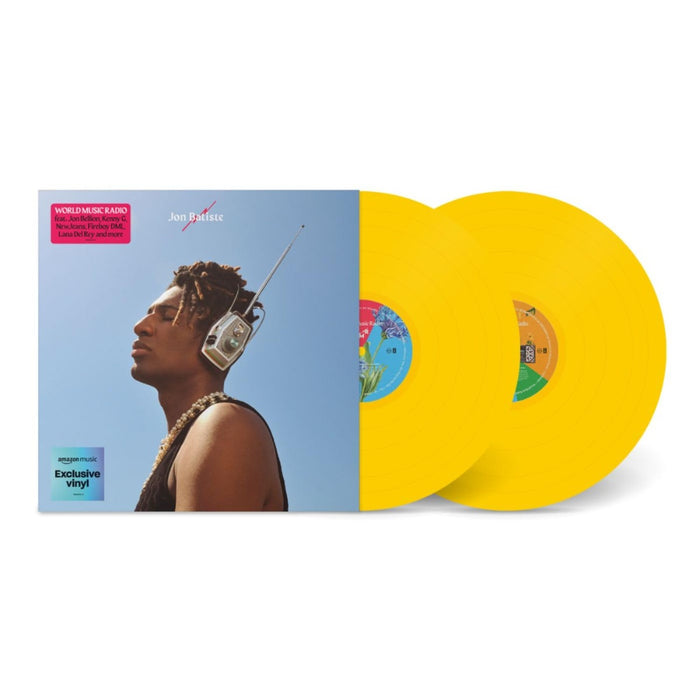 Jon Batiste - World Music Radio (Limited Edition, Canary Yellow Colored Vinyl, Amazon Exclusive) (2 Lp's) - Vinyl