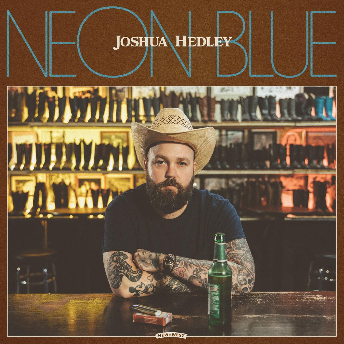 Joshua Hedley - Neon Blue (Indie Exclusive Coke Bottle Clear Vinyl) - Vinyl