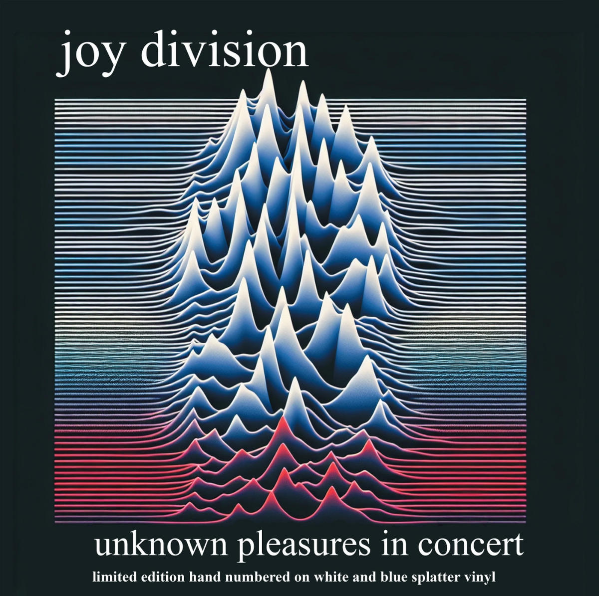 Joy Division - Unknown Pleasures In Concert (Limited Edition, Hand Numbered, White & Blue Splatter Colored Vinyl) [Import] - Vinyl