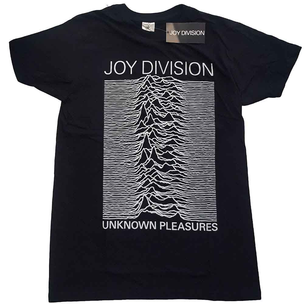 Joy Division - Unknown Pleasures White On Black - Black