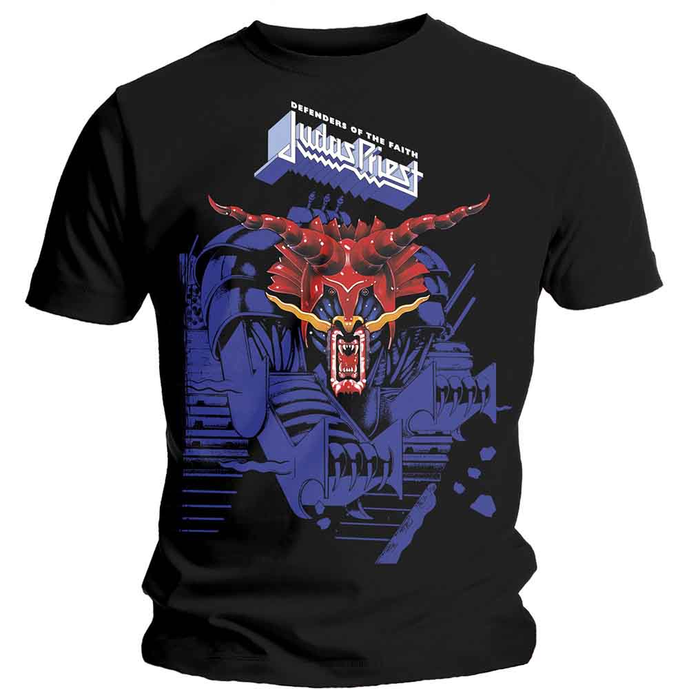 Judas Priest - Defenders Blue - T-Shirt Black