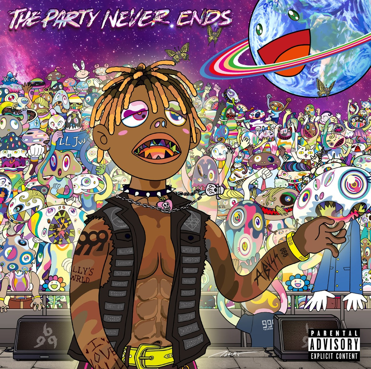 Juice Wrld - The Party Never Ends [Explicit Content] (Indie Exclusive, Limited Edition, Silver Colored Vinyl) (2 Lp's) - Vinyl