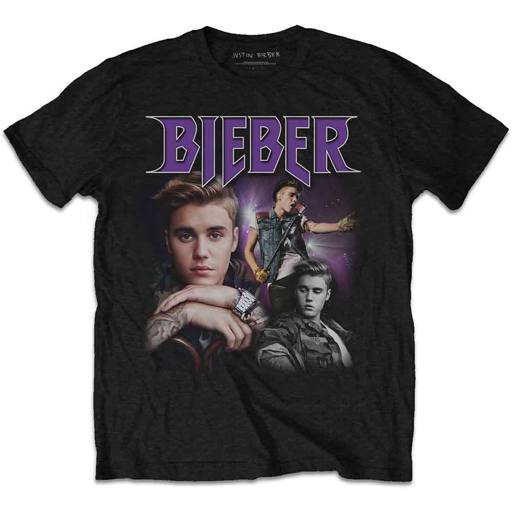 Justin Bieber - JB Homage - T-Shirt Black