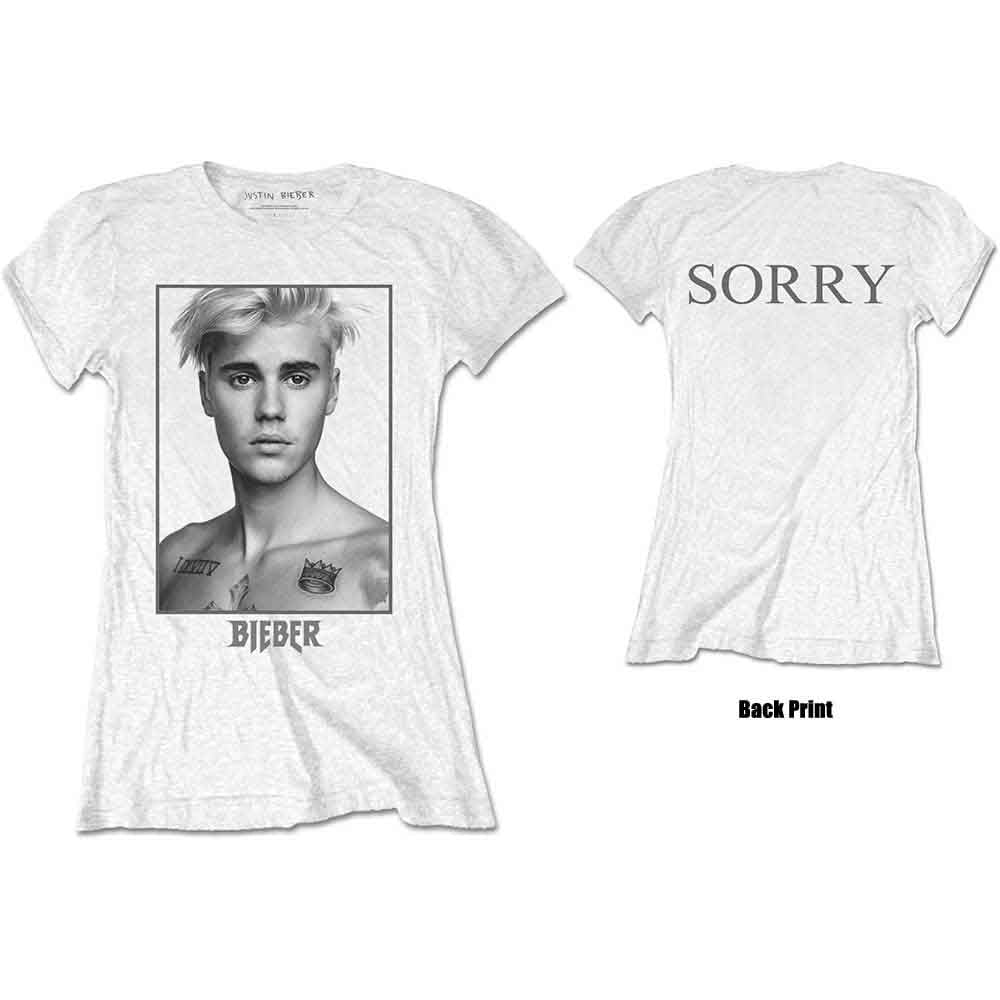 Justin Bieber - Sorry Ladies - T-Shirt White