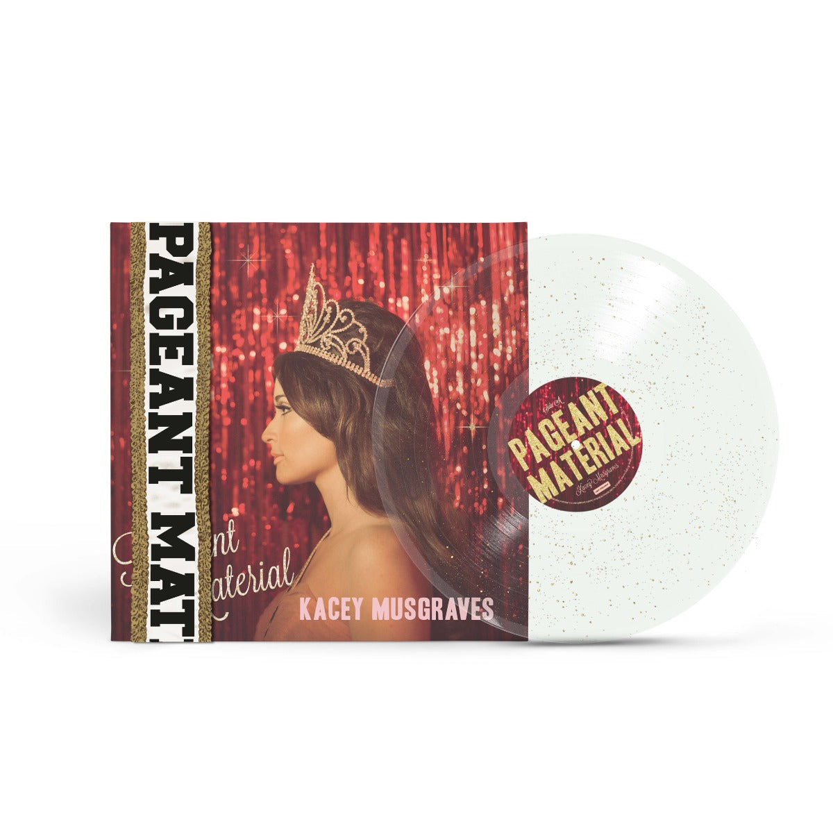Kacey Musgraves - Pageant Material (10 Year Anniversary) [Clear Gold Glitter Lp] - Vinyl