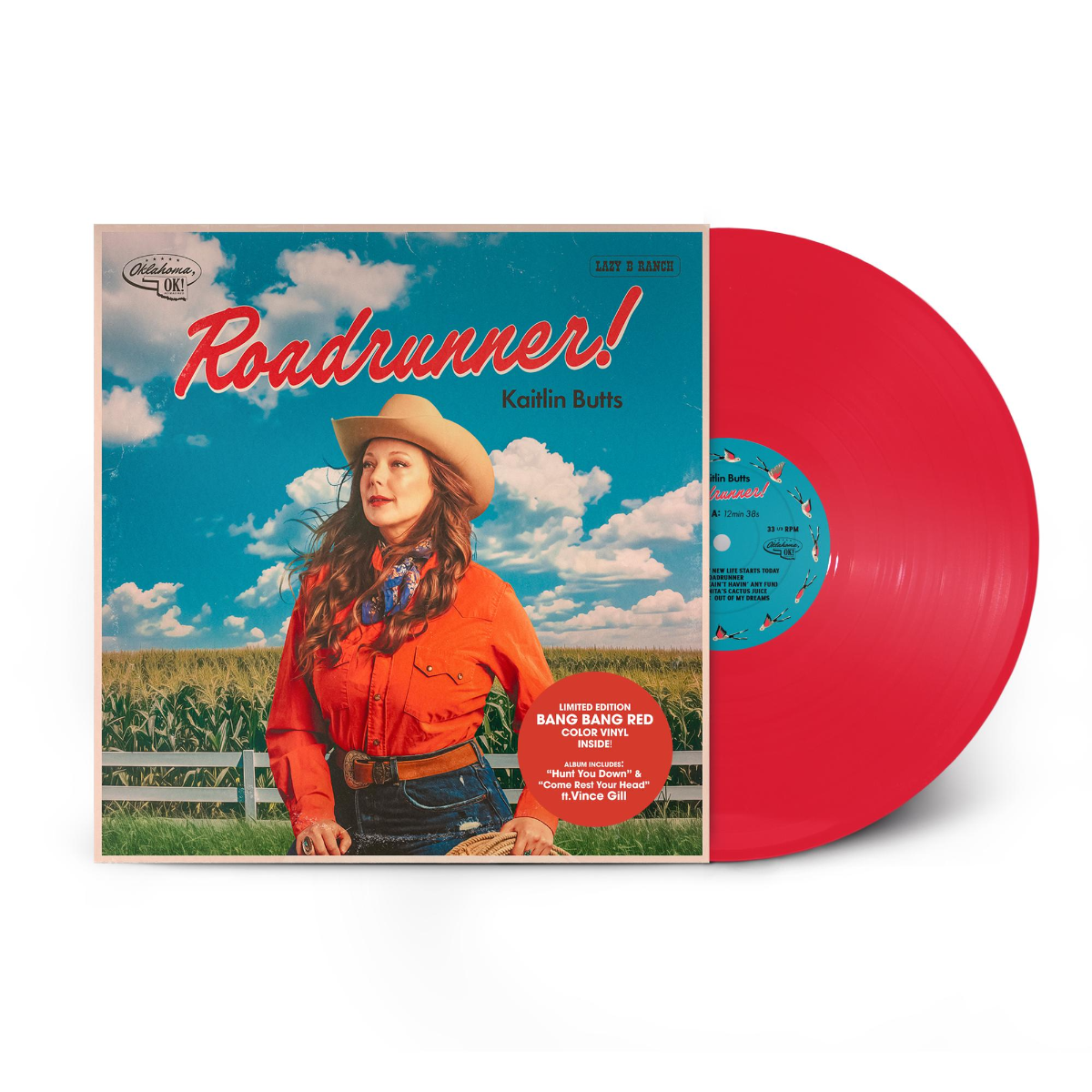 Kaitlin Butts - Roadrunner (Colored Vinyl, Bang Bang Red) (2 Lp's) - Vinyl