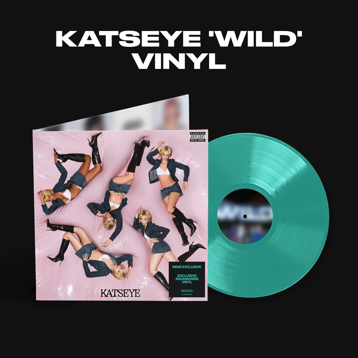 KATSEYE - Wild (Indie Exclusive) [Aquamarine Vinyl] - Vinyl