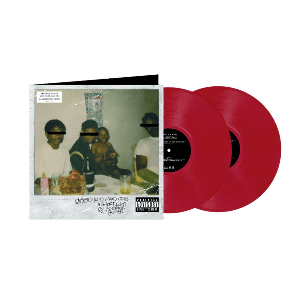 Kendrick Lamar - good Kid, M.A.A.D City (10th Anniversary Edition, Limited Edition, Opaque Apple Red Colored Vinyl) [Explicit Content] [Import] (2 Lp's) - Vinyl