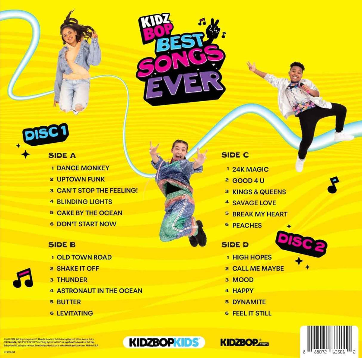 Kidz Bop Kids - Kidz Bop: Best Songs Ever (Limited Edition, Amazon Exclusive, Translucent Blue Colored Vinyl) (2 Lp's) - Vinyl