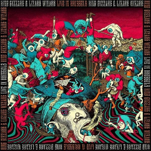 King Gizzard and the Lizard Wizard - Live In Brussels 19 (U.S. Fuzz Club Official Bootleg) (Boxed Set, Colored Vinyl, White, Orange, Blue) (3 Lp's) - Vinyl