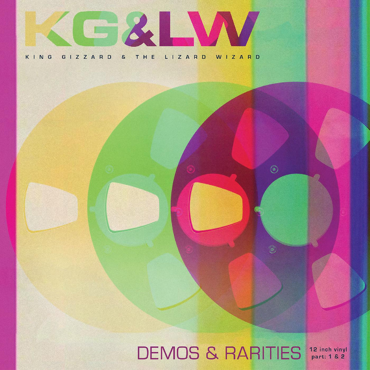 King Gizzard & The Lizard Wizard - Demos & Rarities (US Fuzz Club Official Bootleg) (ONE BLUE/ ONE VIOLET LP) - Vinyl
