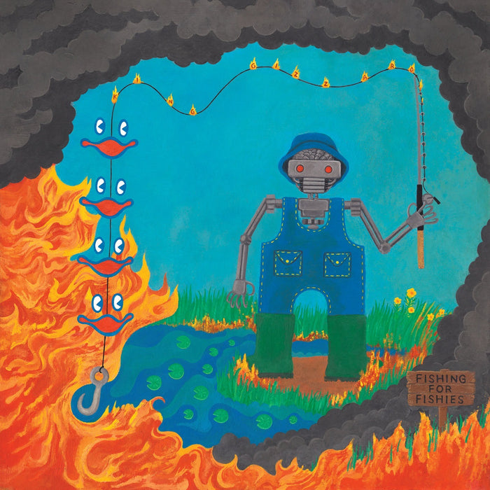 King Gizzard & The Lizard Wizard - Fishing For Fishies (Limited Edition, "Oil Spill" Black & Blue Colored Vinyl) - Vinyl