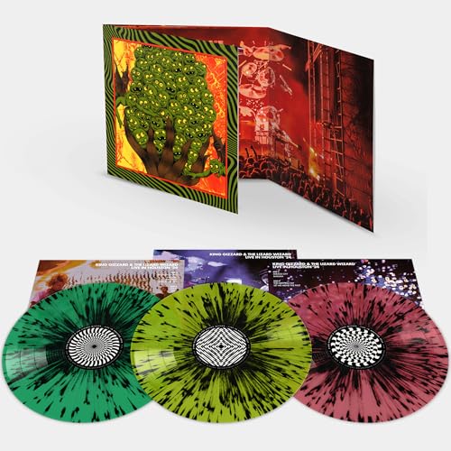 King Gizzard & The Lizard Wizard - King Gizzard - Live In Houston '24 (Triple Gatefold - Splatter Vinyl) [3Lp] - Vinyl