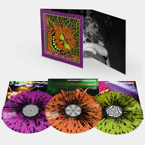 King Gizzard & The Lizard Wizard - King Gizzard - Live In Miami '24 (Triple Gatefold - Splatter Vinyl) (3Lp) - Vinyl