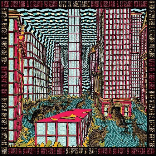 King Gizzard & The Lizard Wizard - Live In Adelaide ‘19 (US Fuzz Club Official Bootleg) (DELUXE EDITION, INDIE EXCLUSIVE, PINK, ORANGE, & BLUE VINYL) - Vinyl
